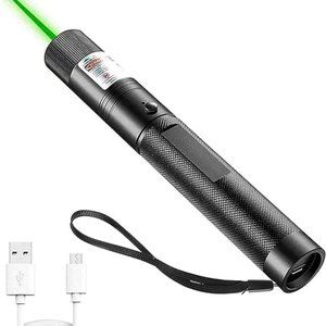 Green Laser Pointer with starlight mode option and usb cable for charging